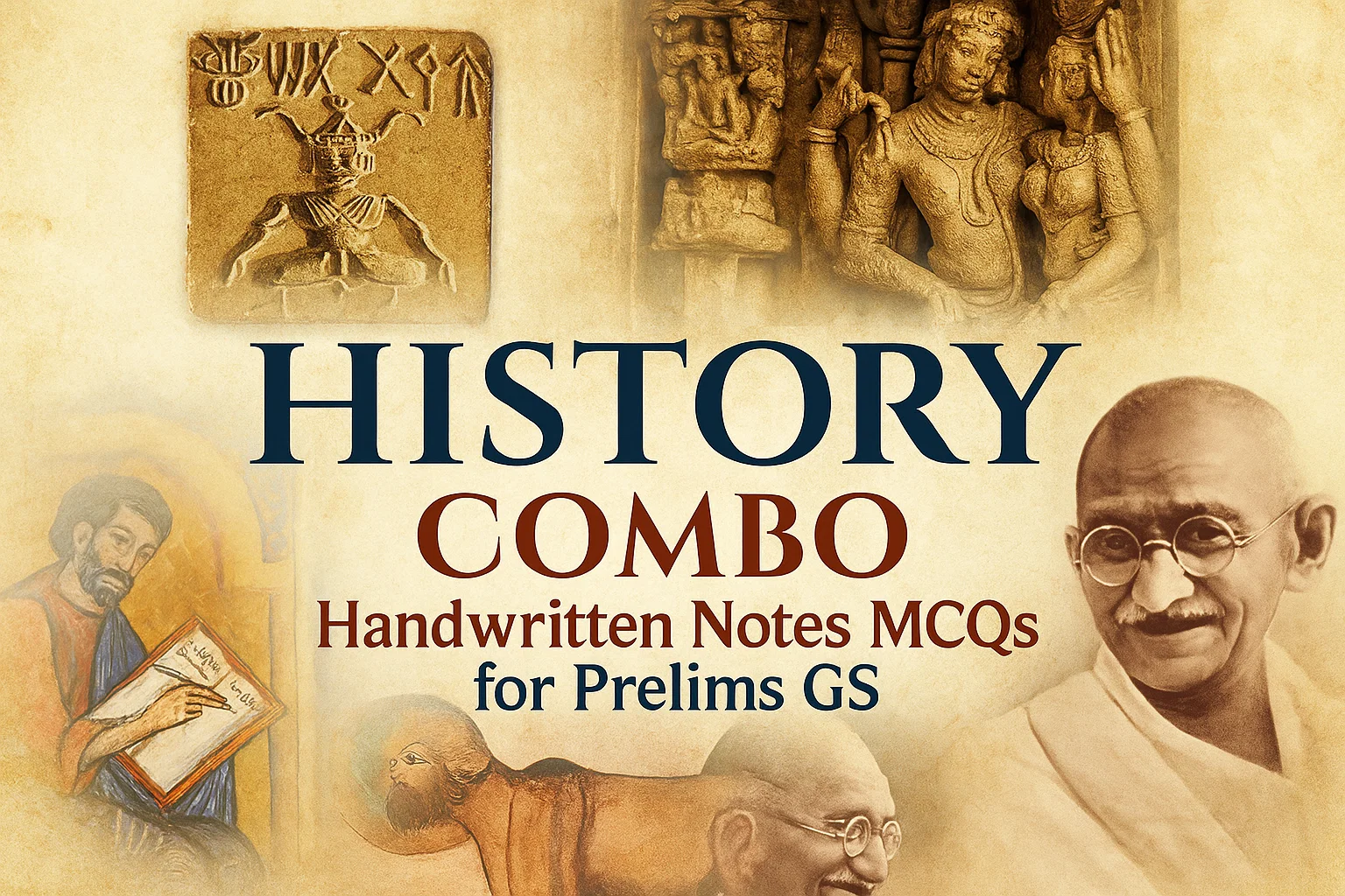 History Notes & MCQs Combo
